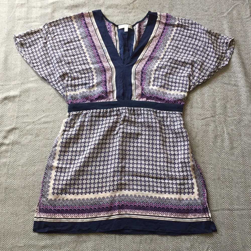 Blue and Purple Patterned Tunic
